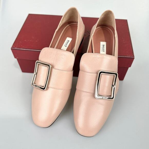 NIB Bally Janelle Leather Loafers Size 39.5 - Picture 6 of 13